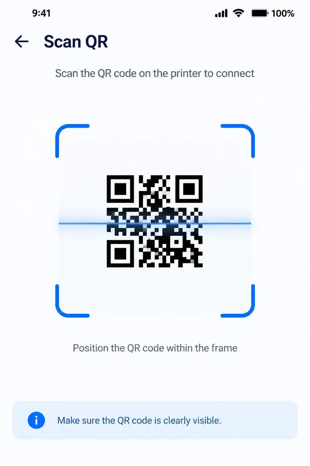 Scan the kiosk